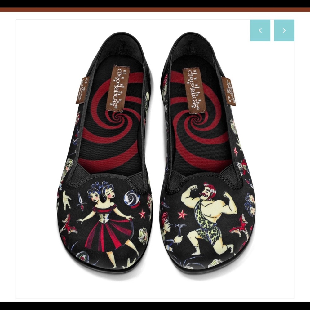 Hot Chocolate Design, Chocolaticas Freak Show Slip-ons